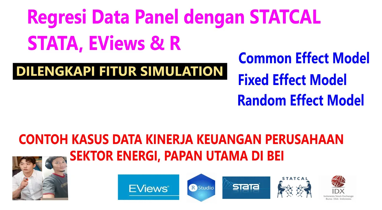 Panel Data Regression dengan STATCAL — Materi 1